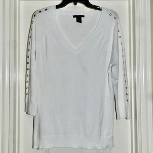 Grace Elements V Neck Sweater Lightweight Spring/Summer